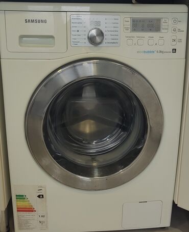 avto monitor: Paltaryuyan maşın Samsung, 6 kq, İşlənmiş, Avtomat, Qurutma var, Kredit yoxdur, Ünvandan götürmə, Ödənişli çatdırılma