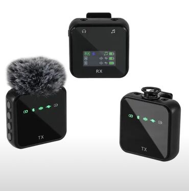 Mikrofonlar: Portativ Simsiz Mini Lavalier Mikrofon Səs və Video Qeydiyyatı