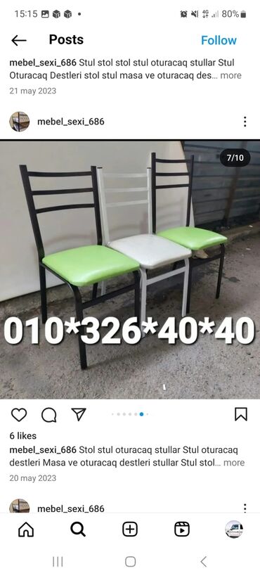 Stullar: Mətbəx üçün, Yeni, Stul -da lalafo.az — 13 Stullar: Mətbəx üçün, Yeni, Stul — 13