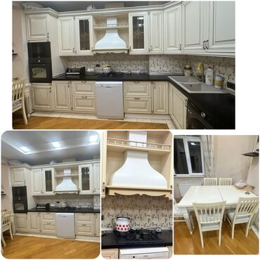 продам кухонный гарнитур бу: Metbex mebeli 1100₼ satilir .İtalyamatreallari ile hazirlanib