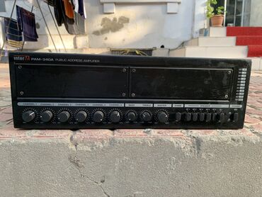 Pianolar: İnter M PAM-340A Yayım gücləndirici-mikser, güc 340 Vt, çıxışlar 100V