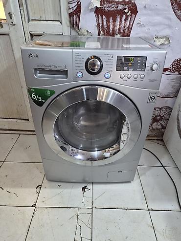 dondurma masini: Paltaryuyan maşın LG, 6 kq, İşlənmiş, Avtomat, Qurutma var, Pulsuz çatdırılma, Ödənişli çatdırılma — 3