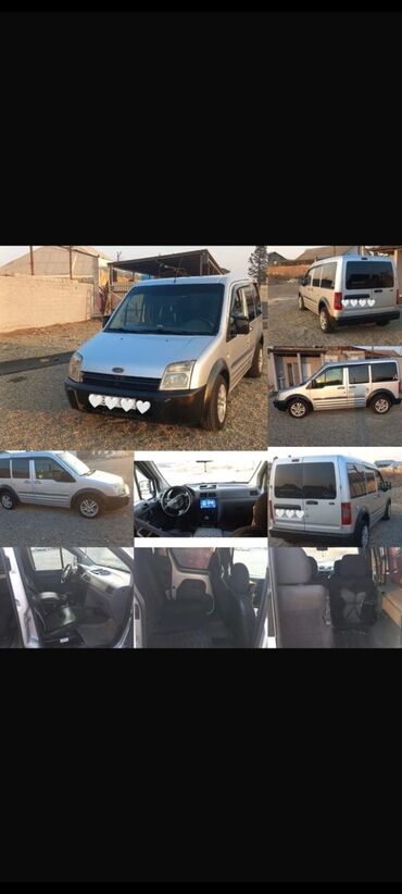 Avtomobil satışı: Ford Transit Connect miniveni satılır. Gümüşü rəngdədir. İçi genişdir