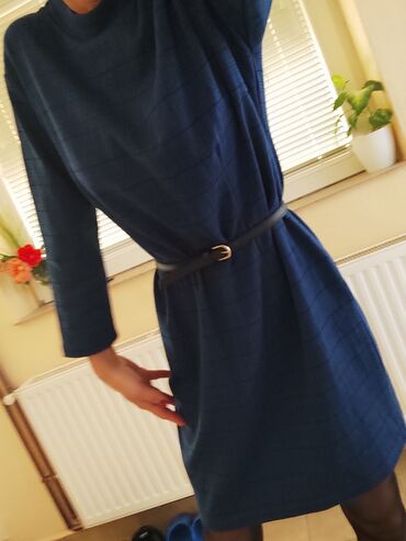 haljine 38: Asos M (EU 38), color - Blue, Other style, Long sleeves