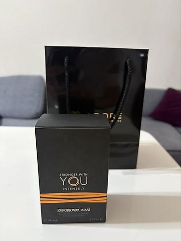 prohibit intense perfume: Emporio Armani Stronger With You Intensely – kişi üçün eau de parfum — 1