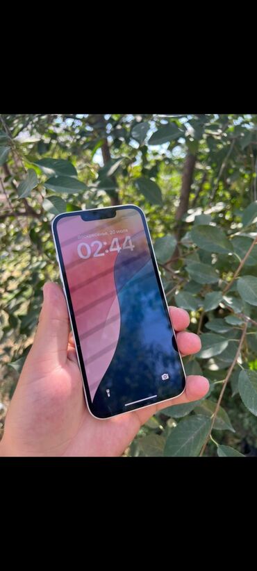 телефоны бу айфон: IPhone 13, Колдонулган, 128 ГБ, Ак, 77 %