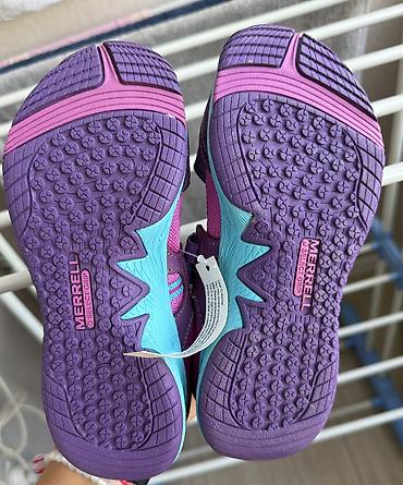 бирюзовый: Детские кросс-балетки Merrell Kids/Junior - Размер: EU 34 - Цвет — 3