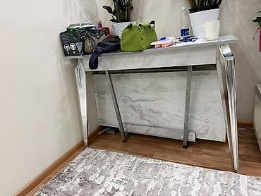 сколько стоит школьная парта: Стол трансформер Для кухни, Раскладной стол, цвет - Серый — 2