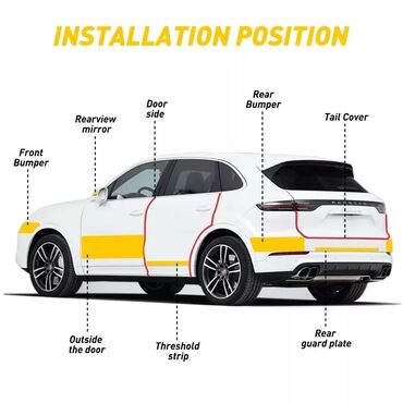 Auto oprema: 3M Carbon Fiber Auto zastitna traka Zaštitna traka na vratima — 3