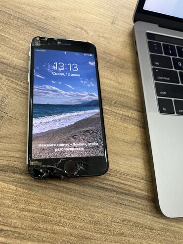 Telefon və planşet təmiri: İphone ön şüşə bərpası. Şüşəsi qırılmış görüntüsü tam işlək olan — 2