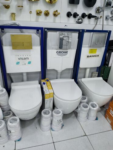 азиатский унитаз: Divara montaj olunan unitazlar, üç fərqli modeldə təqdim olunur