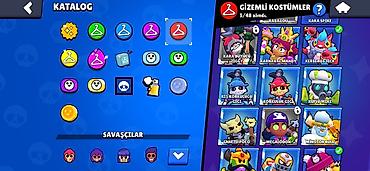 Digər kolleksiyalar: Brawl Stars hesabı – yüksək inkişaf etmiş kolleksiya - Ümumi — 12