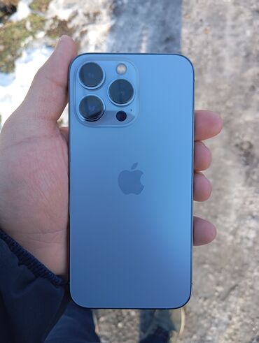 стоимость айфона: IPhone 13 Pro, Б/у, 256 ГБ, Голубой, Защитное стекло, Чехол, Коробка, 77 %