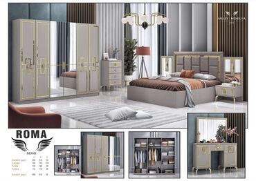 corek qabi qiymeti: İkinəfərlik çarpayı, Dolab, Termo, 2 tumba, Türkiyə, Yeni