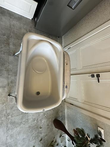 hamam əşyaları: Uşaq vannası və stendi - Rahat hamam üçün plastik uşaq vannası — 3