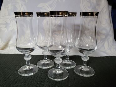 Ostali antikviteti: Case kristal 1960g+ za vino italijanske. Kristalne case,perfektne,sve — 11