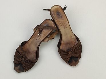 calvin klein bluzki damskie: Sandals for women, 38, condition - Good