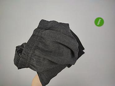 sliski material: Spodnie materiałowe damskie, rozmiar L — 6
