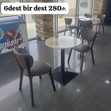 restoran is: 6dest Kafe restoran uçun masa desti satılır *bir dest 280₼* — 1