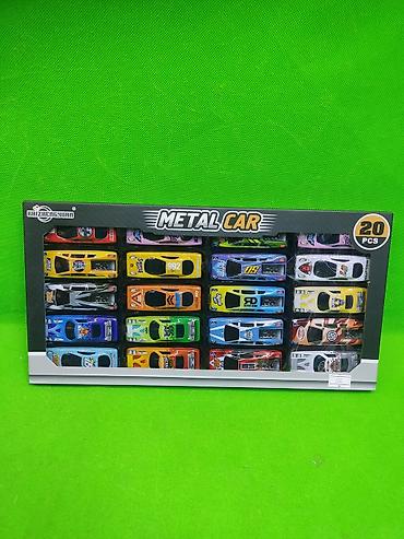 игрушки машыны: Набор игрушечных машинок Metal Car — 20 штук - Тип: миниатюрные — 1