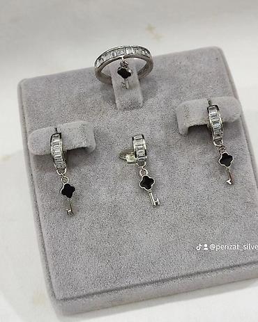 Серебряные наборы украшений: Серебряный Набор в стиле Ванклиф Серебро 925 пробы Дизайн Италия — 13