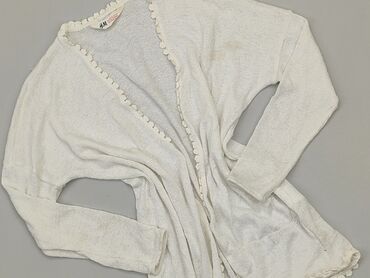 sweterek biały 152: Sweterek, H&M, 10 lat, 134-140 cm, stan - Dobry