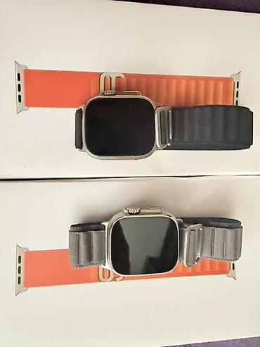 smart saat adapteri: Apple Watch Ultra üçün kəmər dəsti. Dəstə 2 ədəd fərqli rəngdə kəmər — 1