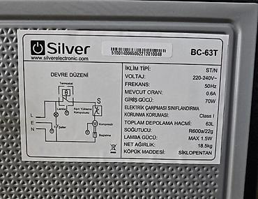 Soyuducular: Mini soyuducu Soyuducu mini soyuducu Silver Model: BC 63T Türk — 7