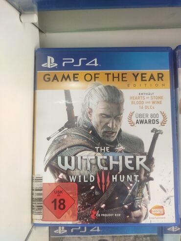 Oyun diskləri və kartricləri: Witcher 3