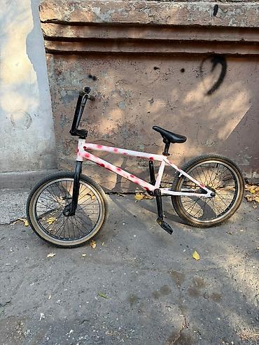 BMX велосипеддери: BMX велосипед (20") - Рама: стальная, окраска кастом — белая с — 2