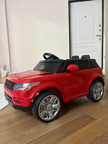 Uşaq üçün elektrik maşınları: Uşaq üçün elektrikli minik avtomobili - Rəng: qırmızı, SUV stilində — 2