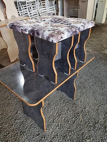 Кухонные столы и стулья: Кухонный стол и стул, Новый, Самовывоз, Платная доставка, цвет - Белый — 6