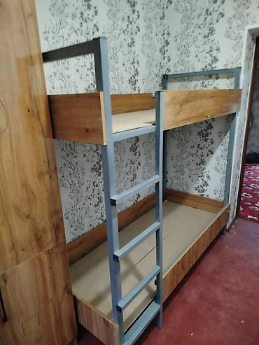 Двухъярусные детские кровати: Детская многоярусная кровать для детских садов (4 спальных места) - — 10