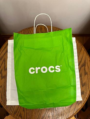 Босоножки, сандалии, шлепанцы: Мужские сандалии, 45, Crocs, Новый, цвет - Черный, Самовывоз — 7