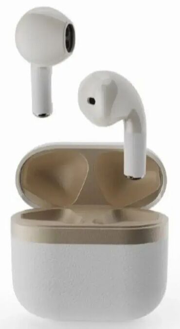 radio meier m 115bt: Model: GEMBIRD TWS-02-W Bluetooth slušalice, TWS, white/gold 🎧