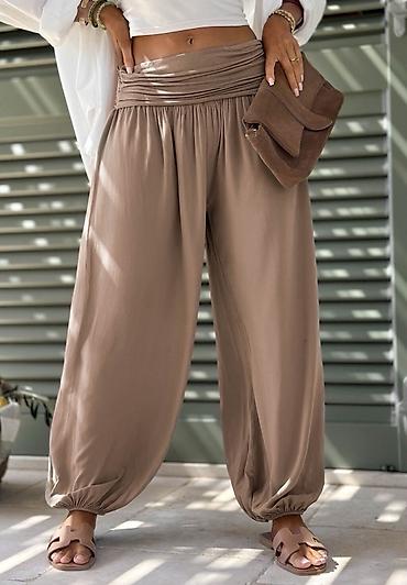 cargo: ✅Ženske široke pantalone sa naborima i širokim preklop-pojasom -✅1850 — 6