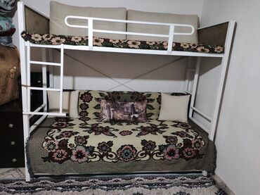 купить двухъярусную кровать с диваном: Двухъярусная Кровать, Б/у
