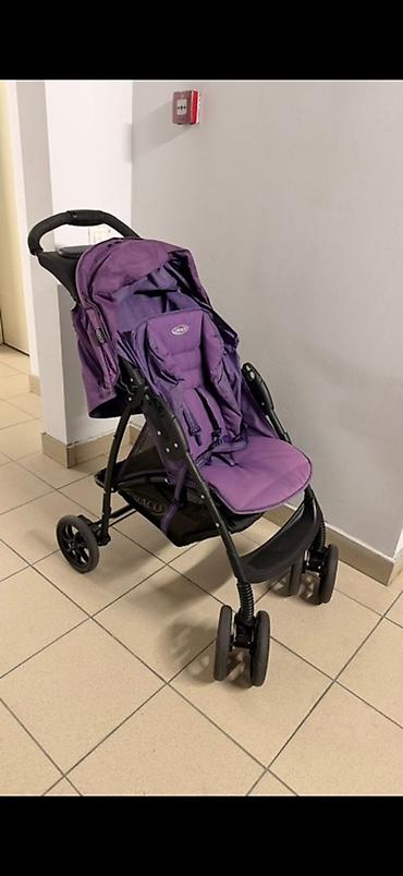 коляска graco: Прогулочная коляска Graco, фиолетовая - Тип: прогулочная, складная — 2