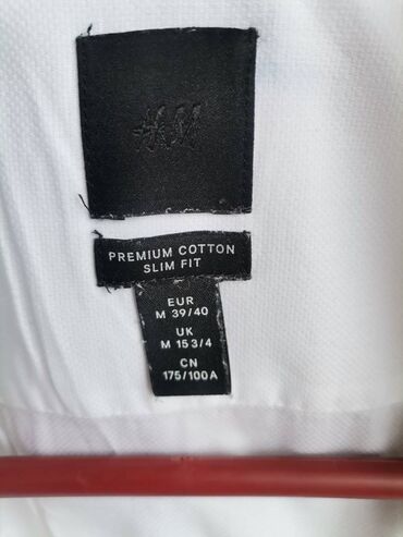 Košulje: Kao nova snežno bela muška košulja. Veličina 39/40. Slim fit — 9