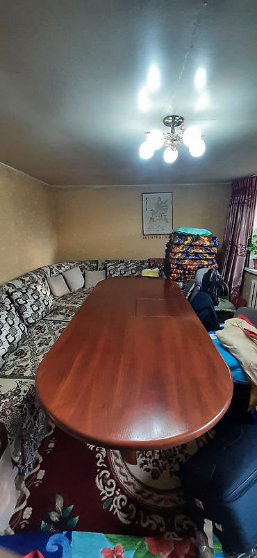 Мебель: Стол трансформер Для кухни, Раскладной стол, Длина, см: 3,5 см, цвет - Коричневый — 1