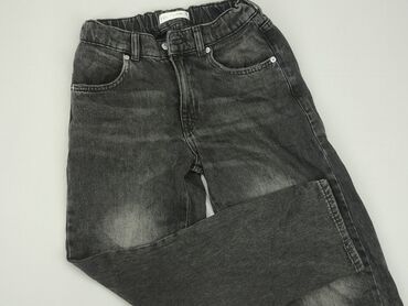 jeansy z wysokim stanem boyfriend: Jeans, Zara, 12 years, 152, condition - Very good