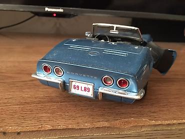 İncəsənət və kolleksiyalar: Kolleksiya üçün die-cast model avtomobil – mavi rəngli klassik — 5
