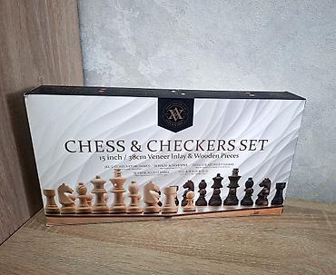 old order: Деревянные шахматы 2 в 1, орех 38×38 см Доставка бесплатно/ оплата — 7