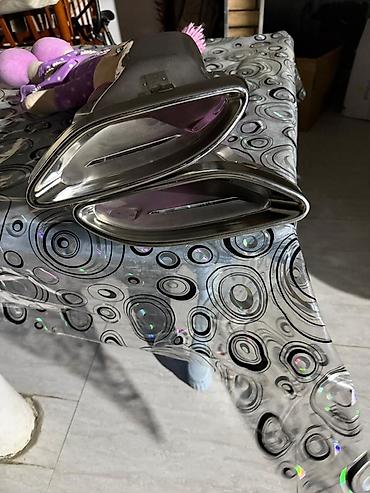 malibu diffuser: Mercedes-Benz OEM tipli oval/trapez formalı egzoz dekorativ ucluqları, Orijinal, Yeni — 2