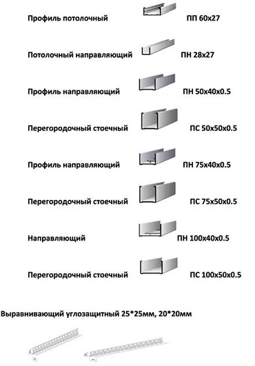 Потолочный гипсокартон: Строительные материалы оптом и в розницу гипсокартон комплектующий — 17