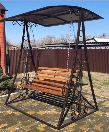 Yelləncəklər: Yeni, Skamya-yelləncəl, Zontikli, Metal — 25