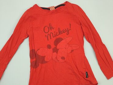 bluzka prążkowana krótki rękaw: Blouse, Disney, 10 years, 134-140 cm, condition - Good