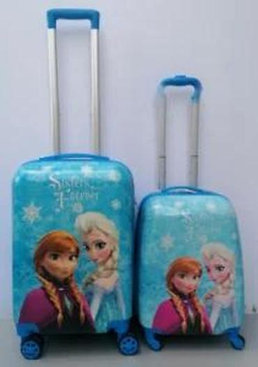 Rančevi, torbe i koferi: Dečiji set kofera – Frozen “Sisters Forever” (2 kom) - Dizajn: motiv — 12