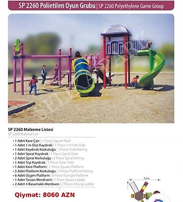 cat 6: Polietilen Uşaq Oyun Qrupları – SP 1600, SP 1400, SP 2230 SP 1600 — 7