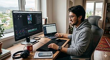 3d animator: Ищу удаленную работу (Монтаж / ИИ / Контент) ​Привет! Ищу удаленную — 1